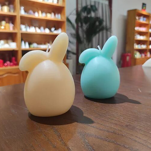 easter bunny egg candles