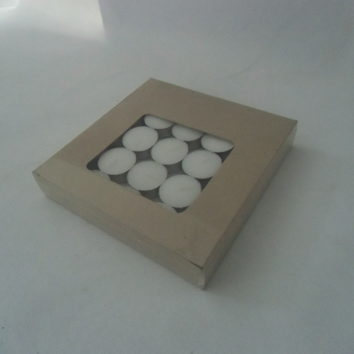 white tealight candles